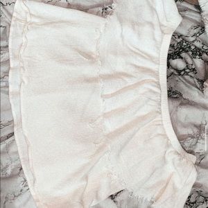 Cropped off the shoulder shirt!